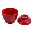 thumbnail image 2 of Miangastore Soup Bowl with Lid Small Bowl with Cover Round Plastic Dust-proof Family 1 Set, 2 of 9