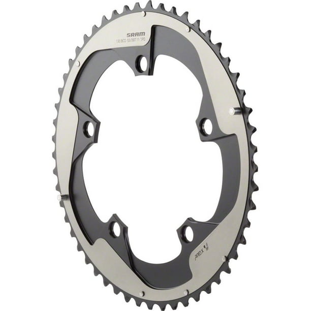 Plato Sram Red 22 53T 130Mm Bcd Yaw Gris Para Uso Con Pernos Ocultos O No Ocultos Con 39T