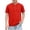Red, variant on Jalioing Boys Short Sleeve Shirts Plain Short Sleeve Button Crew Neck Texture T Shirt Summer Casual Dressy Tees Tops