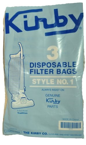 3pk Kirby Style 1 Tradition Upright Vacuum Paper Bags Part 190679S 