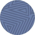 thumbnail image 1 of Ahgly Company Indoor Round Patterned Azure Blue Area Rugs, 7' Round, 1 of 6