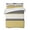 Gray Yellow, variant on Quilts King Size, Turquoise Morocco Soft Comforter Bedding Set for Bed, Geometric Grey Stripes Modern Lightweight Quilted Bedspread with Pillow Cover(2 Pieces) for All Season, 96x106 Inch