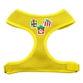 thumbnail image 1 of Presents Screen Print Soft Mesh Harness  Yellow Large, 1 of 1