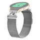 thumbnail image 1 of For Garmin Vivomove Sport Venu 2 Plus Bands Stainless Steel M-Type Milanese Watch Band Silver Wrist, 1 of 5