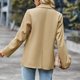 thumbnail image 5 of Chaqueta de traje para mujer, chaqueta de manga larga de Color puro, estilo informal, lavable a máquina, para trabajo de negocios al aire libre, 5 of 7