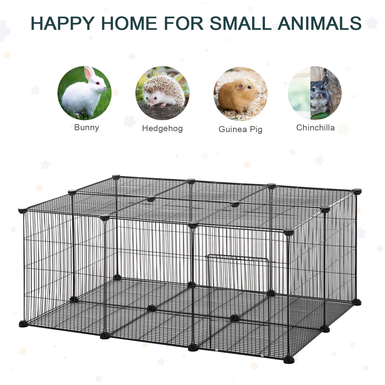 Large Cage Pet Interactive Mid West Guinea Habitat Pig Hamster Hedgehog Rabbit 