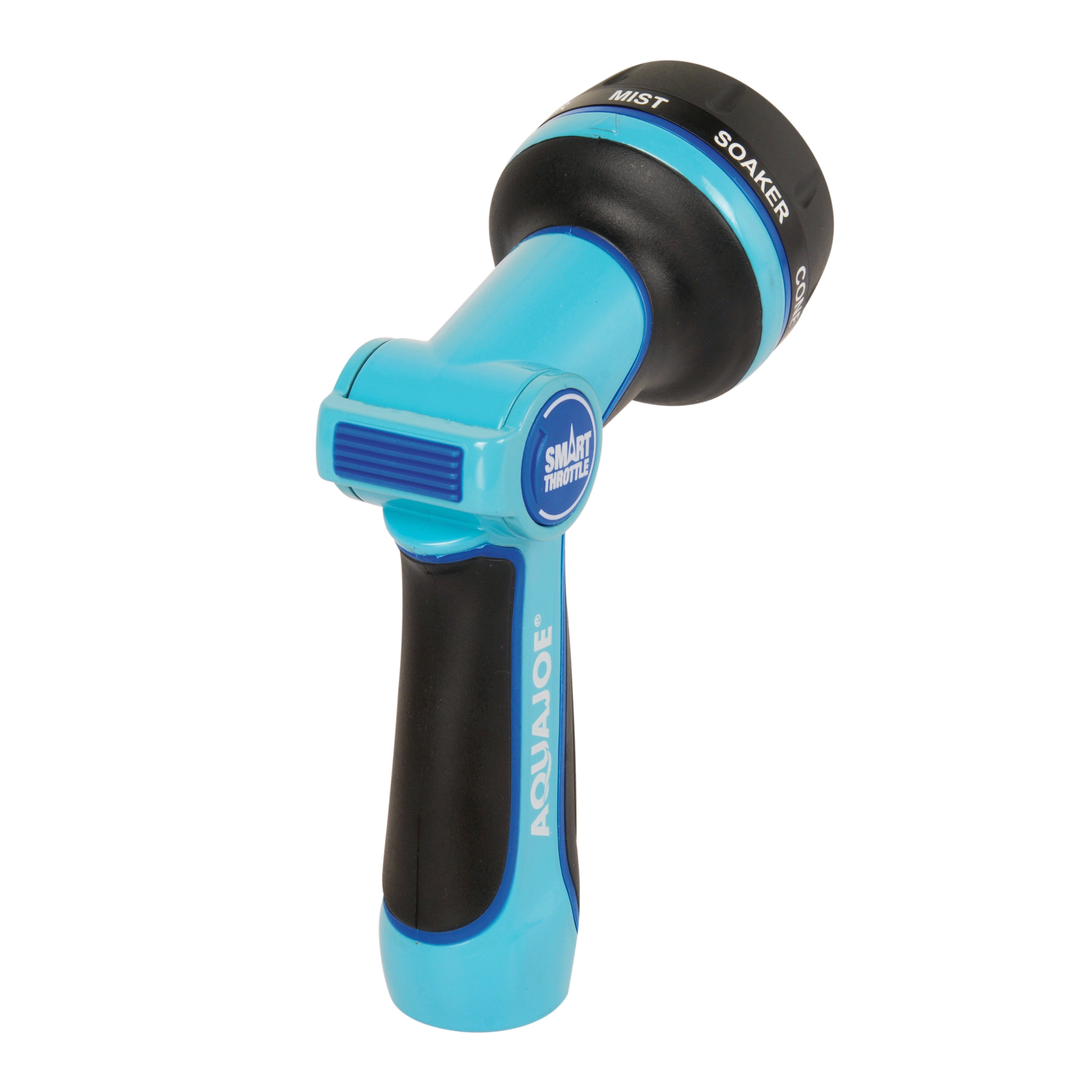 Aqua Joe Heavy-Duty Multi-Function Watering Nozzle, Smart Throttle, 7 Spray Patterns