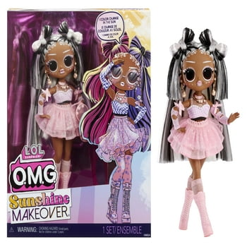 LOL Surprise OMG Sunshine Color Change Switches Fashion Doll with Color Changing Hair and Fashions and Multiple Surprises and Fabulous Accessories  Great Gift for Kids Children Ages 4+