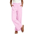 thumbnail image 5 of Linen Clothing for Women Casual Loose Pants for Women Summer High Waisted Bohemian Pants with Pockets Trendy Summer Outfits 2026, 5 of 6