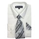 thumbnail image 1 of Fortino Landi Camisa de vestir de manga larga para hombre con corbata y pañuelo a juego Fortino Landi  SG21B, 1 of 2