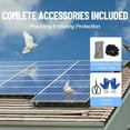 thumbnail image 2 of Garvee 6 inch x50ft Solar Panel Bird Guard,Critter Guard Roll Kit w/ 50Pcs Stainless Steel Fasteners,Glove,Scissors,Black, 2 of 7