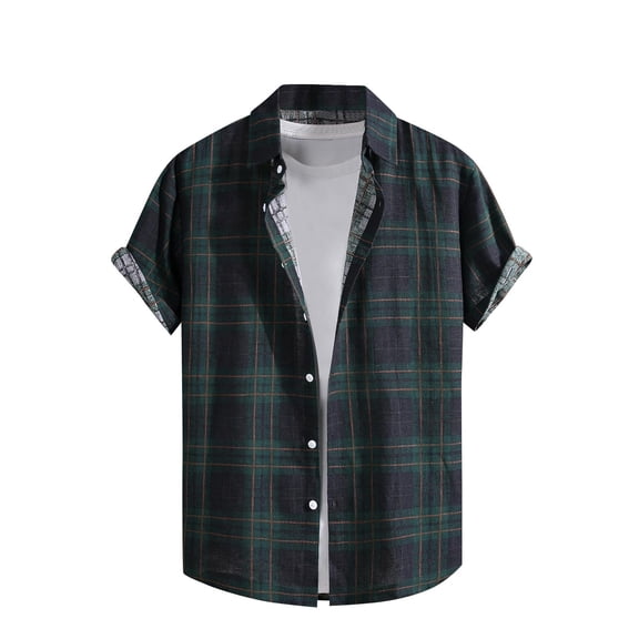 Mens Short Sleeve Button Down Shirts Qiggri Men Casual Beach Shirt For Men