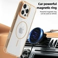 thumbnail image 2 of TECH CIRCLE For iPhone 16e Clear Phone Case 6.1" 2025 Model with Magnetic Ring, Compatible with MagSafe Accessories, Hard Transparent Back, Slim Lightweiht Protective Cover For Women Men, Gray, 2 of 8