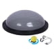 thumbnail image 4 of Pelota de Equilibrio, Pelota de Hemisférica, Base Antideslizante, Entrenador de Equilibrio con Bandas de Resistencia Y Bomba para Entrenamientos Gris, 4 of 8