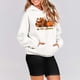 thumbnail image 3 of Gibobby Sudadera mujer con cierre, Sudadera con Capucha de Tejido Reversible(Blanco,G), 3 of 5
