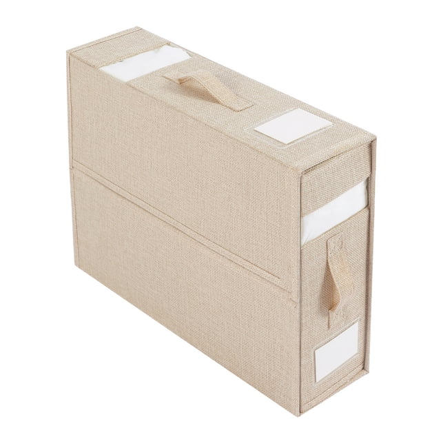 Organizador de sábanas a prueba de polvo, bolsa de almacenamiento de ropa, organizador de armario plegable