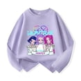 thumbnail image 4 of Camiseta holgada de manga larga con cuello redondo de Demon Hunters KPop para niños, ropa informal para niños de 100 a 160 cm, 4 of 5