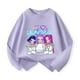 thumbnail image 4 of Camiseta holgada de manga larga con cuello redondo de Demon Hunters KPop para niños, ropa informal para niños de 100 a 160 cm, 4 of 5