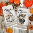 thumbnail image 4 of Fall Kitchen Dish Towel 18 x 26 Inch Autumn Pumpkin Dishcloth Thanksgiving Farmhouse Decorative Hand Drying Tea Towel for Cleaning Wiping, 2Pcs, 4 of 6