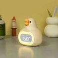 thumbnail image 2 of 1pc Night Light Alarm Clock, Cute Duck Electronic Clock, Charging Smart Alarm Clock, Wake Up Alarm Clock, Birthday Gift, Gift Night Light Alarm Clock, 2 of 2