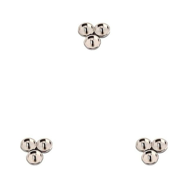 letairis 1/2/3 3pcs Trumpet Button Replacement Modified Accessories Repair Component Small Metal Fingers Keys Brass Instrument Component Type 1 3PCS