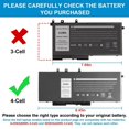 thumbnail image 5 of GJKNX Laptop Battery For Dell Latitude 5480 5580 5280 5490 5491 5590 5591 For DELL Precision M3520 M3530 GD1JP 7.6V 68WH, 5 of 10