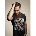 thumbnail image 2 of British Bulldog Flag Black T-shirt, 2 of 4