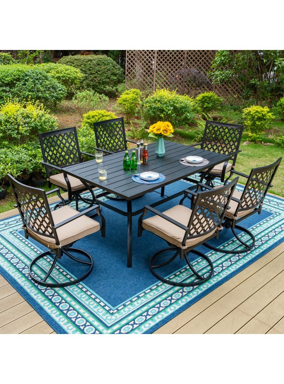 7 Piece Patio Dining Set in Patio Dining Sets