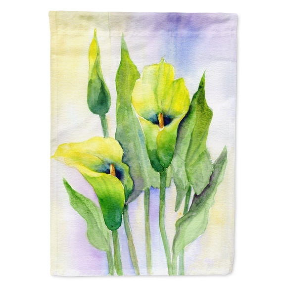 Carolines Treasures BMBO0622CHF Lillies by Maureen Bonfield Flag Canvas House Size  Large multicolor