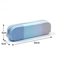 thumbnail image 2 of Silicone Pencil Case,Happon Waterproof Pencil Pouch,Portable Pencil Case,Versatile Pencil Bag,Small Office Supplies for Adults,Women and Men(Blue), 2 of 7