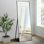 NeuType Full Length Mirror Floor Large Wall Mounted Bedroom Dressing Mirror Silver 71"x27"