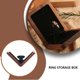 thumbnail image 3 of Qarigey Joyero de Titular de regalo Caja de anillo de almacenamiento Anillos de boda románticos Portador Joyería Propuesta Fiesta de compromiso Ropa, zapatos y accesorios Miscelánea Tipo 1 Qarigey AP017763-01, 3 of 6