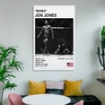 thumbnail image 6 of Jon Jones Poster 'Bones'Mixed Martial Arts Sports Posters (61) Picture Print Canvas Poster Wall Paint Art Posters Decor Modern Home Artworks Gift 20x30inch(50x75cm), 6 of 6