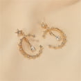 thumbnail image 5 of Fiudx Pendientes Largos con Borlas de Circonita Cúbica Exagerada, Brillantes y a La Moda, Un Maravilloso Regalo de Graduación., 5 of 5