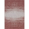 thumbnail image 1 of Unique Loom Extérieur Moderne Zone de Gradient Tapis 6' x 9' Rectangle Rouille Rouge/gris, 1 of 2