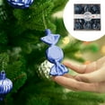 thumbnail image 4 of HomeDM Christmas Balls 18Pcs Navy Shatterproof Ornaments Balls Assorted Christmas Tree Hanging Pendant for Holiday Wedding Party Home Decor, 4 of 6