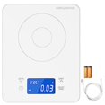 thumbnail image 2 of MEGAWISE High Precision Coffee Scale with Timer, Dual Power Supply, Waterproof Tempered Glass, 5 Weighing Modes, Professional Coffee Brewing Timer, 2 of 4
