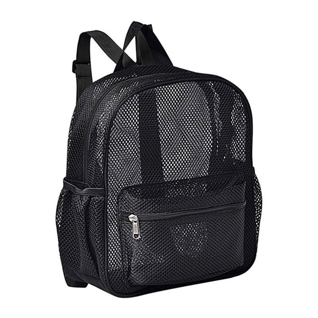 Mochila de malla para escuela, playa, natación, trabajo al aire libre, fitness, pequeña mochila de malla para niños, adultos, niñas y niños