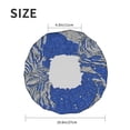 thumbnail image 6 of YFYANG Women's Double Waterproof Shower Cap, Blue Love Heart Reusable Hair Cap for All Hair Styles and Head Sizes, 6 of 9