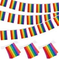 thumbnail image 1 of 60 Pcs Drapeau Arc-en-Ciel, Bannière pour Décoration de Fête Intérieure et Extérieure, 1 of 5
