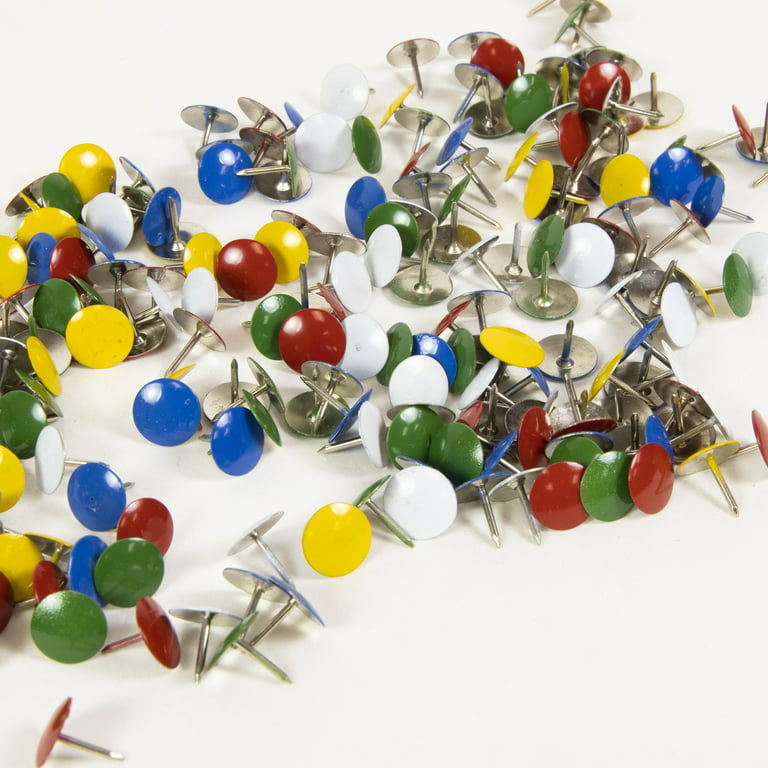 BAZIC Metallic Push Pins Thumb Tacks –