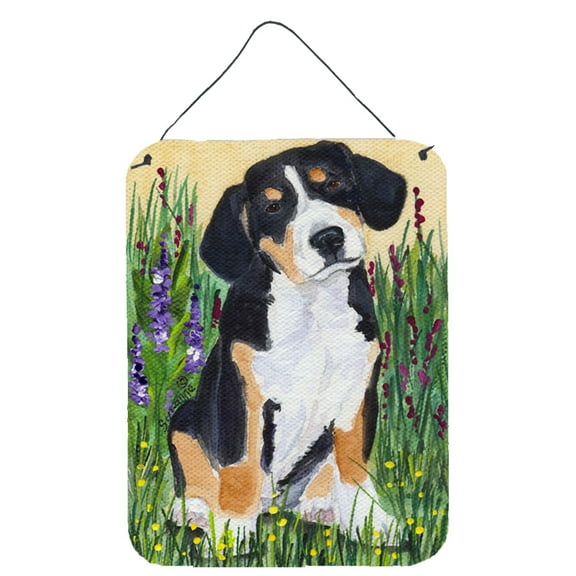 Caroline's Treasures SS8216DS1216 Entlebucher Mountain Dog Wall or Door Hanging Prints, 12x16, multicolor
