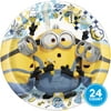 Despicable Me Minions Paper Dinner Plates, 9in, 24ct