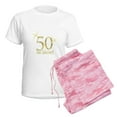 thumbnail image 6 of CafePress - 50Th Birthday Pajamas - Women's Short Sleeve Print T-Shirt and Pants Light Cotton Pajama Set, 6 of 7