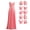 Coral Pink, variant on Women's Mint Green Convertible Infinity Maxi Dress – Multiway Bridesmaid Gown