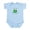 Sky Blue, variant on CafePress - Nana's Lucky Charm Infant Bodysuit - Baby Light Bodysuit, Size Newborn - 24 Months