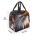 thumbnail image 3 of Vsdgher Bald Eagle Pilot Lunch Bag, Lunch Box for Women Adult Men, Lunch Tote Insulated Cooler Lunch Container for Work/Office/Picnic/Travel, 3 of 8