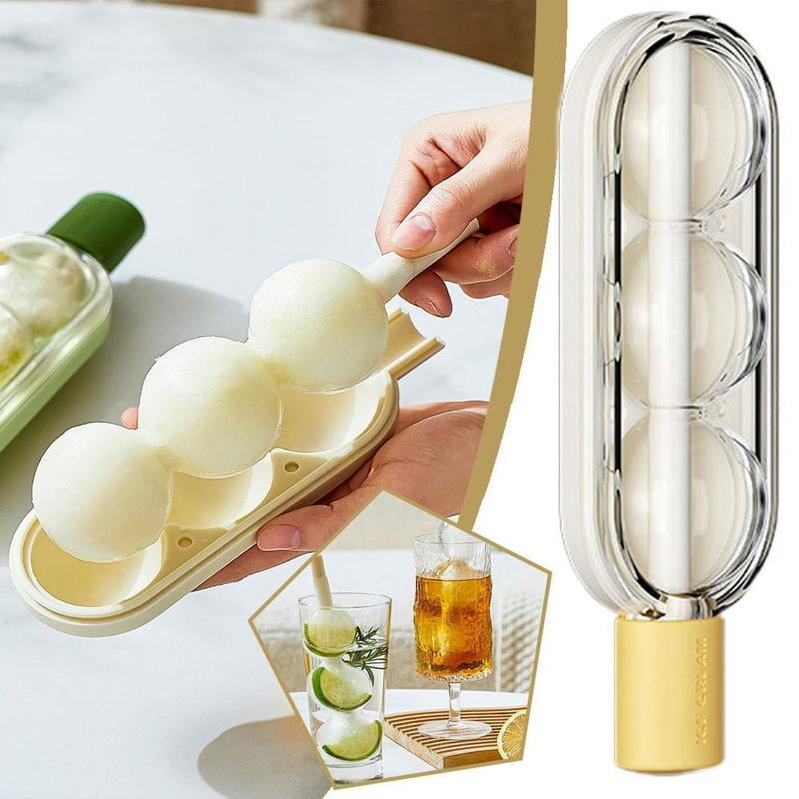 DIY Candied Haws Shape Ice Cream Mold With Straw Silicone Popsicle Molds Ice Fruit Mould Refrigerator Ice Cube Tray
