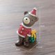 thumbnail image 1 of Figuras de animales de dibujos animados para niños, Mini adornos navideños, artesanías de resina, regalo de Navidad, figurita de Navidad de resina, 1 of 4