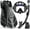 BLACK, variant on Snorkeling Gear for Adults Men Women,4 in 1 Snorkel Set with Panoramic View Diving Mask Anti-Fog Anti-Leak,Dry Top Snorkel,Fins and Travel Bag for Swimming,Snorkeling and Travel Diving